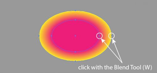 آموزش Blend tool در ایلوستریتور